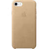 Husa Capac spate Tan Piele Auriu Apple iPhone 7