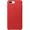 Husa Capac Spate Piele Rosu Apple iPhone 7 Plus