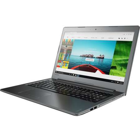 Laptop Lenovo 15.6'' IdeaPad 510, FHD IPS,  Intel Core i5-7200U, 8GB DDR4, 1TB, GeForce 940MX 4GB, FreeDos, Gun Metal