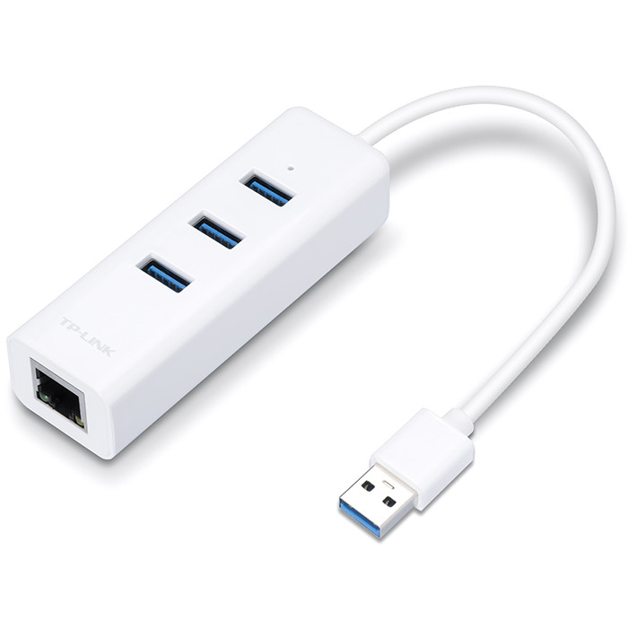 Placa de retea USB 3.0, Gigabit Ethernet, Hub USB