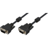 LOGILINK Cablu  VGA 2x Ferrita HQ, lungime 5 m