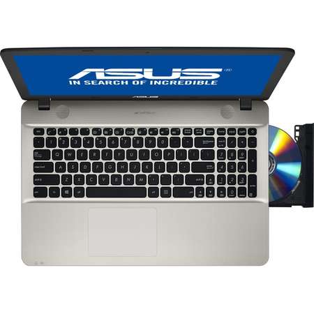 Laptop ASUS 15.6'' A541UJ, FHD, Intel Core i5-6200U, 4GB, 1TB, GeForce 920M 2GB, Endless OS, Chocolate Black