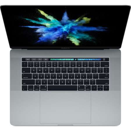 Laptop Apple MacBook Pro 15, ecran Retina, Touch Bar, Intel Quad Core i7 2.6GHz, 16GB RAM, 256GB SSD, Radeon Pro 450 2GB, macOS Sierra, Space Grey, ROM KB