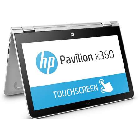 Laptop 2 in 1 HP Pavilion x360 13-u103nq, Intel Core I5-7200U 2.50 GHz, 13.3'', Full HD, IPS, Touchscreen, 4GB, 256GB SSD, Intel HD Graphics 620,  Windows 10 Home, Silver