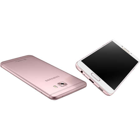 Telefon Mobil Samsung Galaxy C7 Pro Dual Sim 64GB LTE 4G Roz 4GB RAM