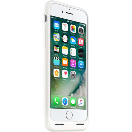 Husa Alba Cu Baterie Externa Smart Pentru Apple iPhone 7