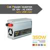 WHITENERGY Invertor Auto DC/AC de la 12V DC la 230V AC 350W, USB