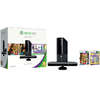 Consola MICROSOFT Xbox 360, 4GB + Kinect Sensor + 2 jocuri ( Kinect Adventures, Kinect Sport Ultimate Colection) + 1 luna Xbox Live Gold