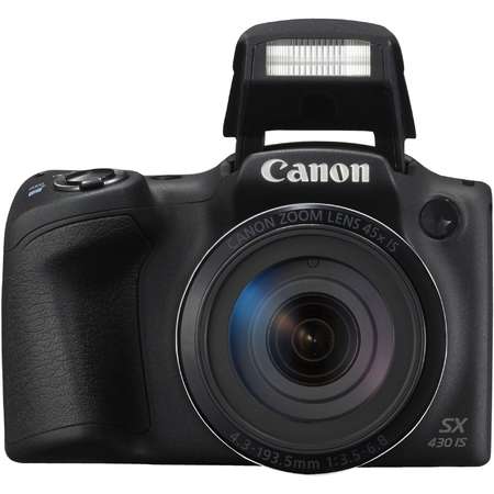 Aparat foto digital Canon Powershot SX430 IS, 20MP, Wi-Fi, Negru