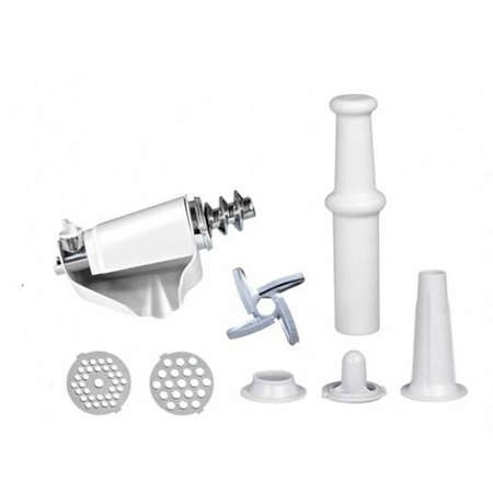 Masina de tocat Heinner MG-2100SS, 2100W, Accesoriu rosii, Accesoriu carnati, Cutit si site inox