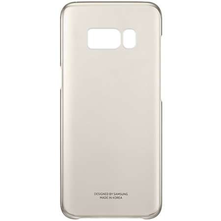 Capac protectie spate Clear Cover Gold pentru Samsung Galaxy S8 Plus (G955)