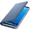 Husa protectie LED Flip Wallet pentru Samsung Galaxy S8 (G950), EF-NG950PLEGWW Blue