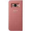 Husa protectie LED Flip Wallet pentru Samsung Galaxy S8 (G950), EF-NG950PPEGWW Pink