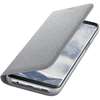 Husa protectie LED Flip Wallet pentru Samsung Galaxy S8 Plus (G955), EF-NG955PSEGWW Silver