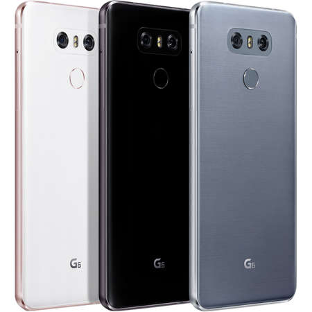 Telefon Mobil LG G6 Dual Sim 64GB LTE 4G Negru 4GB RAM