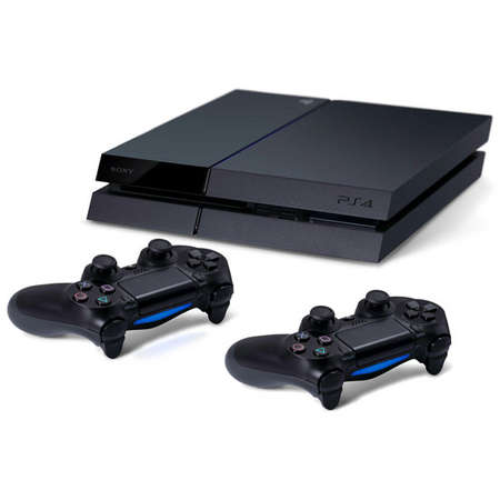 Consola Sony Playstation 4, 1TB, negru + Controller PlayStation Wireless Dualshock 4 pentru PS4, Negru