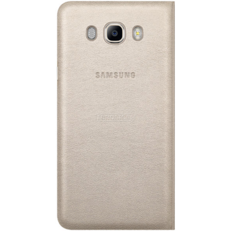 Husa Flip Wallet Samsung Galaxy J7(2016), Gold