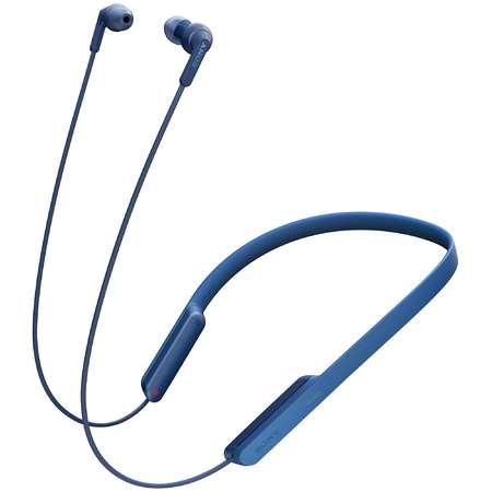 Casti audio In-ear cu microfon MDRXB70BTL, Wireless, Bluetooth, NFC, EXTRA BASS, Albastru