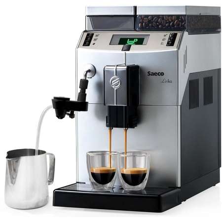 Espressor automat cafea Saeco Lirika Plus RI9841/01, 1850 W, 15 bari, argintiu/negru