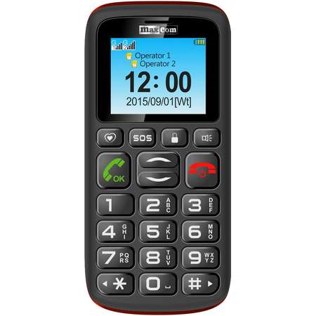 Telefon mobil Dual SIM MaxCom Comfort MM428, Black