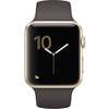 Smartwatch Apple Watch 2 Sport Aluminiu Auriu 42MM Si Curea Silicon Maro