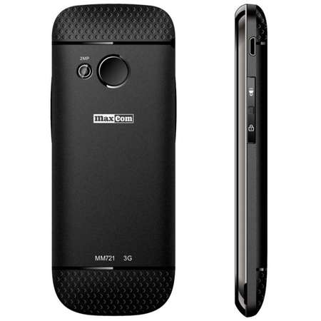 Telefon mobil Single SIM MaxCom Comfort MM721, 3G, Black