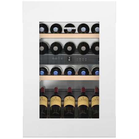 Vitrina de vin incorporabila EWTgw 1683, 104 l, Clasa G, GlassWhite