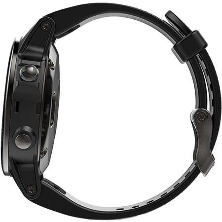 Smartwatch Garmin Fenix 5s Sapphire Edition Otel Inoxidabil Negru