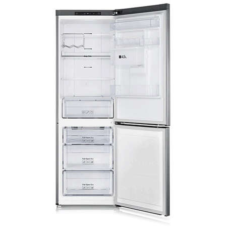 Combina frigorifica Samsung RB31FWRNDSA, 308 l, Clasa F, Full No Frost, Dozator apa, Compresor Digital Inverter, H 185 cm, Argintiu