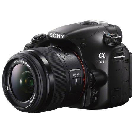 Camera foto DSLR A58 Kit + obiectiv 18-55mm, 20.1 MP SLTA58K.CEC
