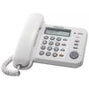 Telefon analogic Panasonic KX-TS580FXW, caller ID, alb