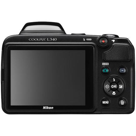 Aparat foto digital Nikon COOLPIX L340, 20.2MP, Black