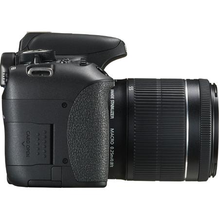 Aparat foto DSLR EOS 750D, 24.2MP, Black + Obiectiv EF-S 18-55mm IS STM
