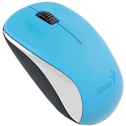 Mouse Genius wireless, optic, NX-7000, 1200dpi, albastru, 2.4GHz, suporta baterii AA, USB, 31030109109