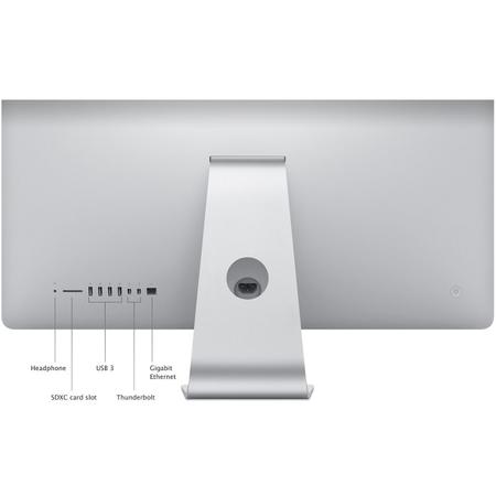 Sistem Desktop All-In-One Apple iMac, 21.5" Retina 4K, Procesor Intel Quad Core i5 3.10GHz, Broadwell, 8GB, 1TB, Intel Iris Pro Graphics 6200, OS X El Capitan, INT KB