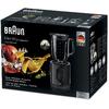 Blender de masa Braun JB5050, 900 W, 1.6 l, 2 viteze + functie turbo, negru