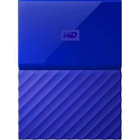 HDD extern 1TB, My Passport, 2.5" USB 3.0, albastru