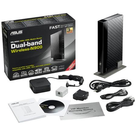Router wireless ADSL, N900, port USB