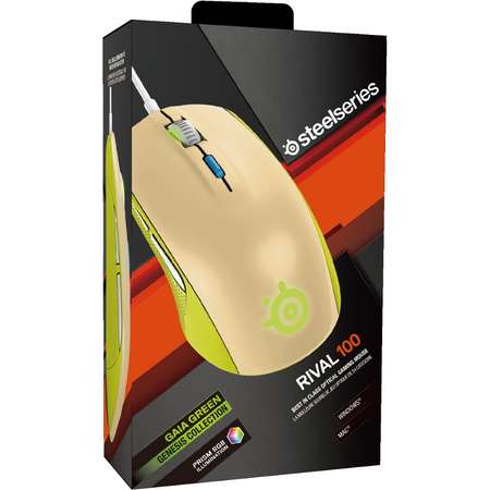 Mouse Gaming Rival 100, Gaia Green