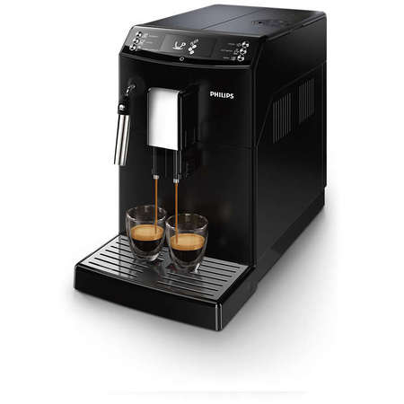 Espressor super-automat EP3510/00, sistem AquaClean, sistem spumare a laptelui, 5 setari intensitate, optiune cafea macinata, 3 bauturi, negru