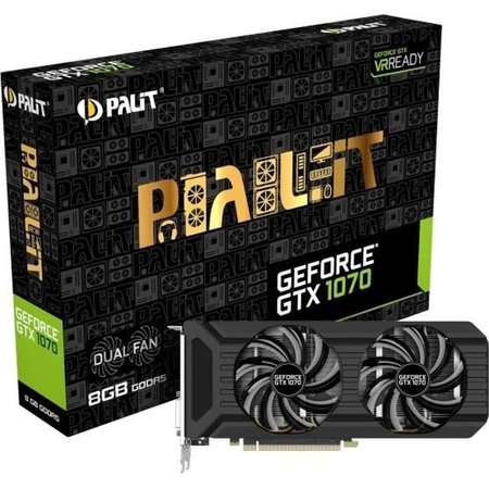 Placa video Palit GeForce GTX 1070 Dual 8GB DDR5 256-bit