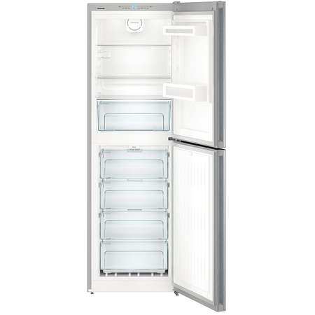 Combina frigorifica CNel 4213, Clasa E, 294 L, NoFrost, Argintiu