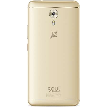 Telefon mobil Allview X4 Soul Style, Dual SIM, 64GB, 4G, Gold