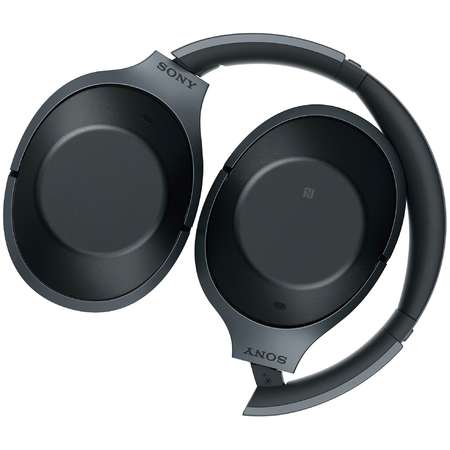 Casti on-ear Hi-Res MDR-1000XB, Noise-canceling, Bluetooth, NFC, Wireless, negru