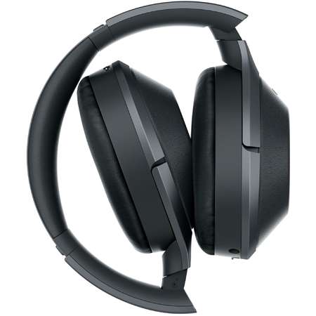 Casti on-ear Hi-Res MDR-1000XB, Noise-canceling, Bluetooth, NFC, Wireless, negru