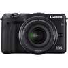 Canon Aparat foto Mirrorless EOS M3, Negru + obiectiv EF-M 18-55 Premium Kit