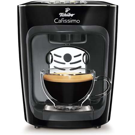 Espressor Cafissimo Mini Midnight Black, 1500 W, 3 presiuni, 650 ml, Espresso, Caffe Crema, Capsule, Negru