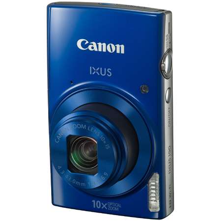 Aparat foto digital IXUS 190, 20MP, Wi-Fi, Albastru + Card 8 GB + Geanta