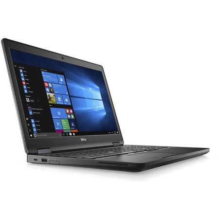 Laptop DELL 15.6'' Latitude 5580 (seria 5000), FHD, Intel Core i7-7600U , 8GB DDR4, 256GB SSD, GMA HD 620, Win 10 Pro, 3Yr NBD