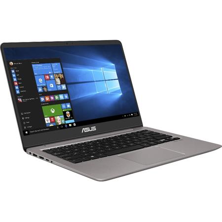 Ultrabook ASUS 14'' ZenBook UX410UA, FHD,  Intel Core i5-7200U , 8GB DDR4, 500GB + 128GB SSD, GMA HD 620, Win 10 Home, Grey